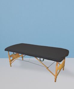 10 Sábanas ajustables negras 95×220