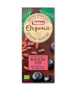 CHOCOLATE CON BAYAS DE GOJI Y ACAI 100g