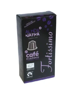 Café Cápsulas Fortissimo Ecológico Alternativa3, 10 cap