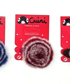 Coletero Pompon Pelo Bicolor Cuini