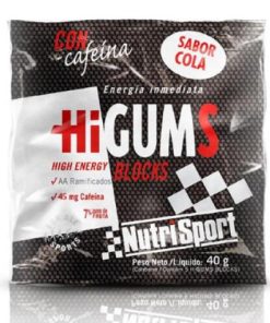HIGUMS CON CAFEÍNA COLA 40G