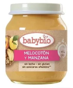 Alternative view of Potito Melocotón y Manzana Bio Babybio 130 gr
