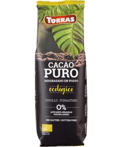 Alternative view of Cacao Puro Desgrasado BIO, 150g. Torras