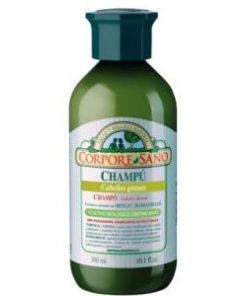 Alternative view of Champú Pelo Graso con Ortiga verde y Hamamelis, 300ml. Corpore Sano