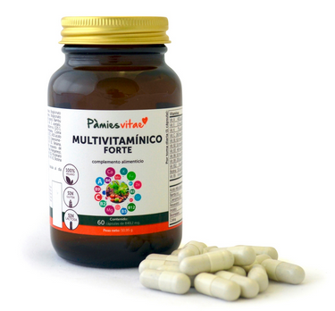 Multivitamínico Forte PV. 60cap, Pàmies Vitae - Imagen 2