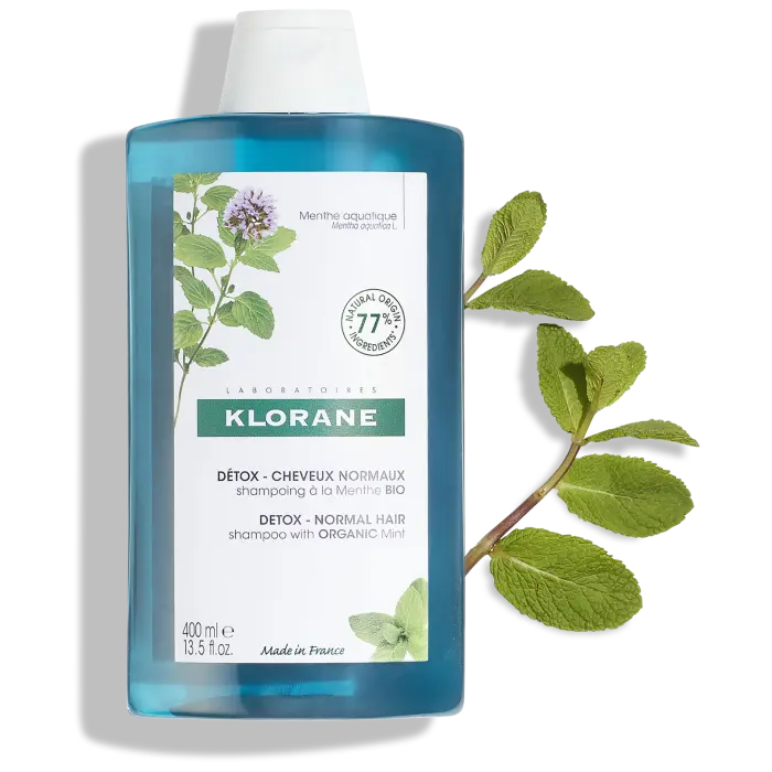 Klorane Champú Menta 400ml - Imagen 2